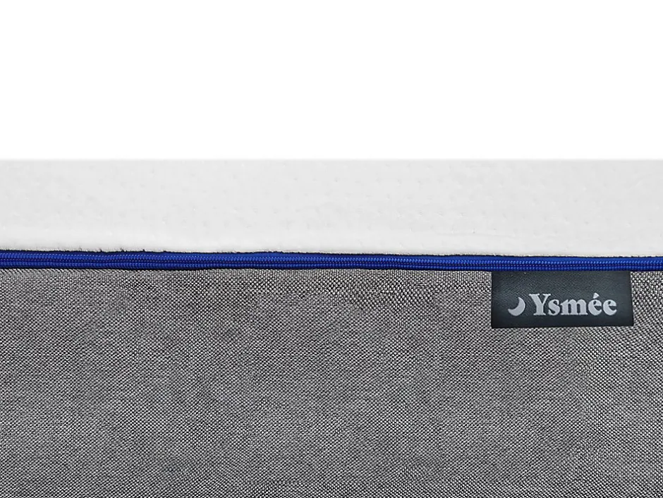 Vente-unique Lit électrique de relaxation tout plots + matelas mémoire de forme - 2 x 80 x 200 cm - Noir - HESIODE III de YSMÉE
