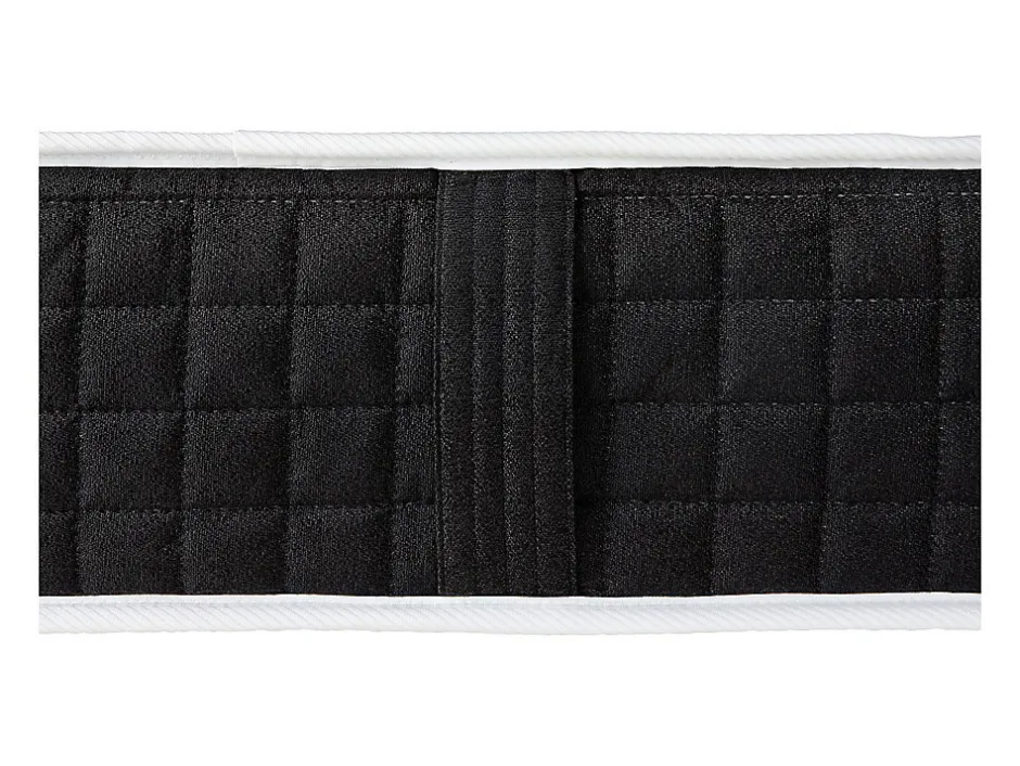 Vente-unique Lit électrique de relaxation tout plots + matelas ressorts ensachés et mémoire forme - 2 x 70 x 190 cm - Noir - PHANES de YSMÉE