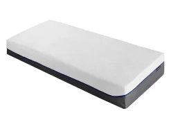 Vente-unique Lit électrique de relaxation tout plots + matelas mémoire de forme - 2 x 80 x 200 cm - Chêne - HESIODE III de YSMÉE Clearance