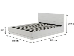 Habitat Et Jardin Lit LED avec coffre
