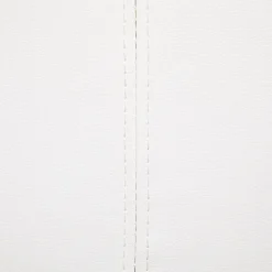 Idimex Lit LED double PINOT 140x190 cm, avec sommier, revêtement synthétique blanc