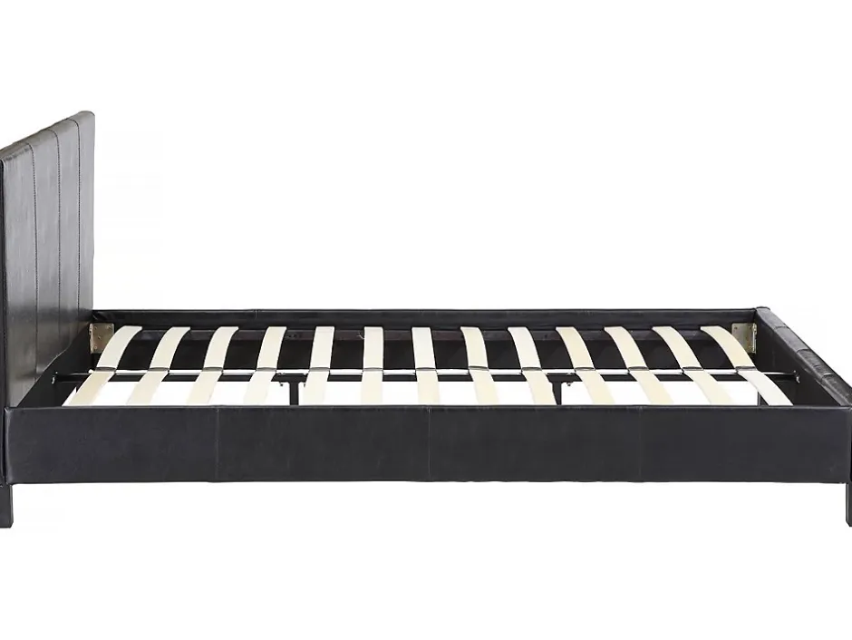 Habitat Et Jardin Lit "Lina" 140 x 190 cm Noir Outlet