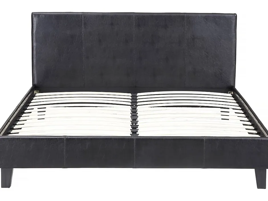 Habitat Et Jardin Lit "Lina" 140 x 190 cm Noir Outlet