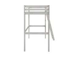 Vente-unique Lit mezzanine - 90 x 190 cm - Pin massif - Blanchi -GEDEON II Online