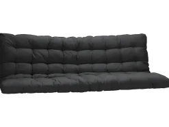 Vente-unique Lit mezzanine 90 x 190 cm - Avec banquette convertible - Métal - Argent + Futon + Matelas - MODULO V Sale