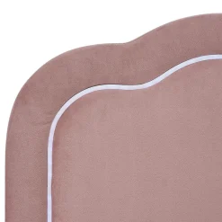 Blackcolors Lit rembourré LED 90 x 200 cm, tête de lit réglable, rose, Online