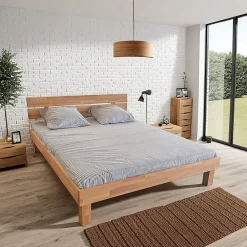 Weber Industries Lit RIVA 180x200 cm/ Hêtre massif huilé