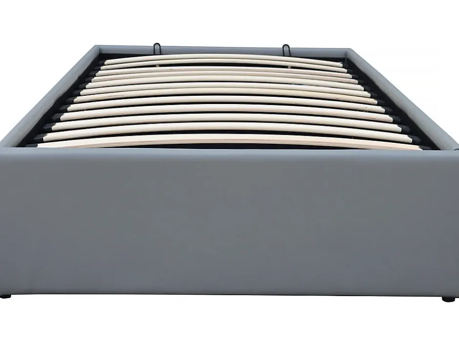 Habitat Et Jardin Lit simple en PVC avec coffre "Ava" 90 x 190 cm Gris Sale