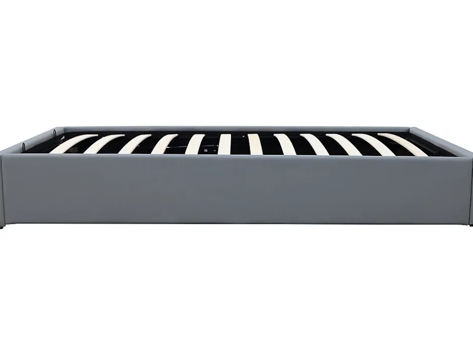Habitat Et Jardin Lit simple en PVC avec coffre "Ava" 90 x 190 cm Gris Sale