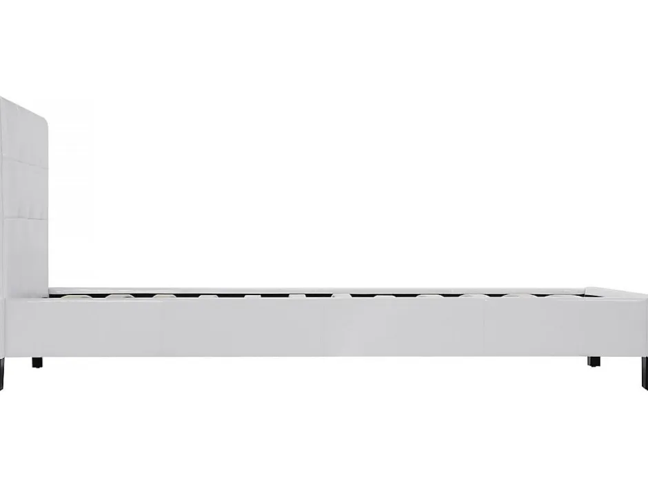 Habitat Et Jardin Lit simple en pvc "Julia" 90 x 190 cm Blanc New