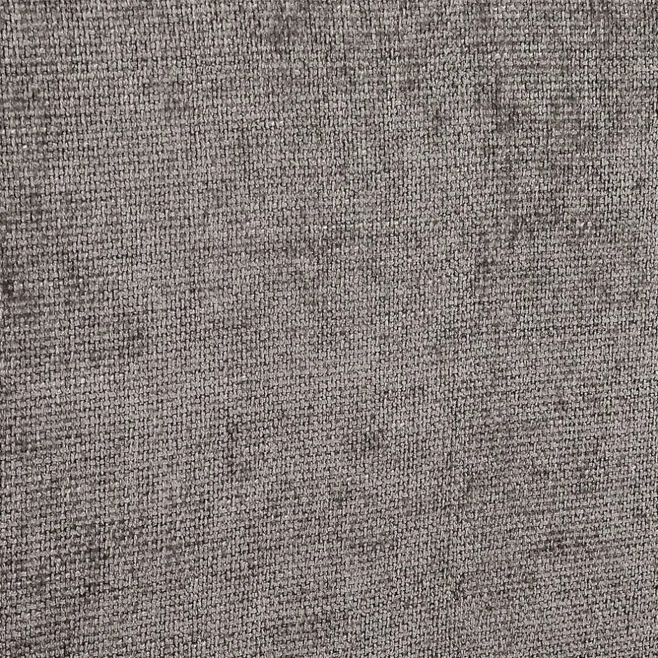 Idimex Lit simple LEVERDA 90 x 190 cm, revêtement en tissu - Gris
