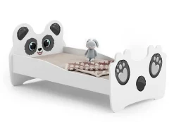 Enfant Kobi Lit simple Panda 160x80 avec matelas