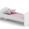 Enfant Kobi Lit simple Wave 160x80 - couleur blanche