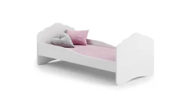 Enfant Kobi Lit simple Wave 160x80 - couleur blanche