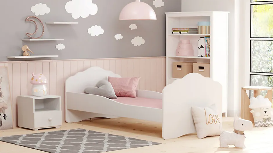 Enfant Kobi Lit simple Wave 160x80 - couleur blanche