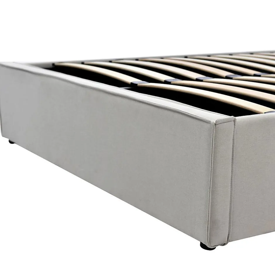 Blackcolors Lit Simple 90X200Cm Hydraulique Coton Gris