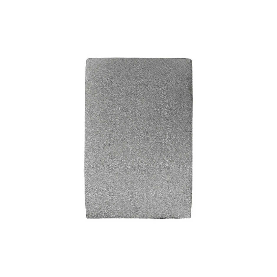 Sept Nuits Lit sommeil de plomb 190 x 90 x 29 cm en polyurethane sommier tapissier pour 2 personnes de couleur gris