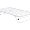 Enfant Vente-unique Lit sommier d'appoint pliant 90 x 190 cm - Métal - Blanc - ADONIS II