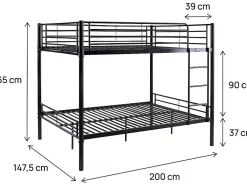 Enfant Habitat Et Jardin Lit superposé double
