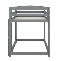 Enfant Blackcolors Lit Superposé Enfant 90X200Cm Pin Gris