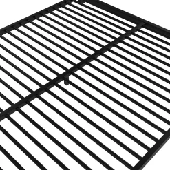 Enfant Generique Lit Superposé Métal 90x200 et 140x200 cm, Lit Double enfant/Ado avec Échelle et Barrières de Sécurité - Sans Matelas - Noir