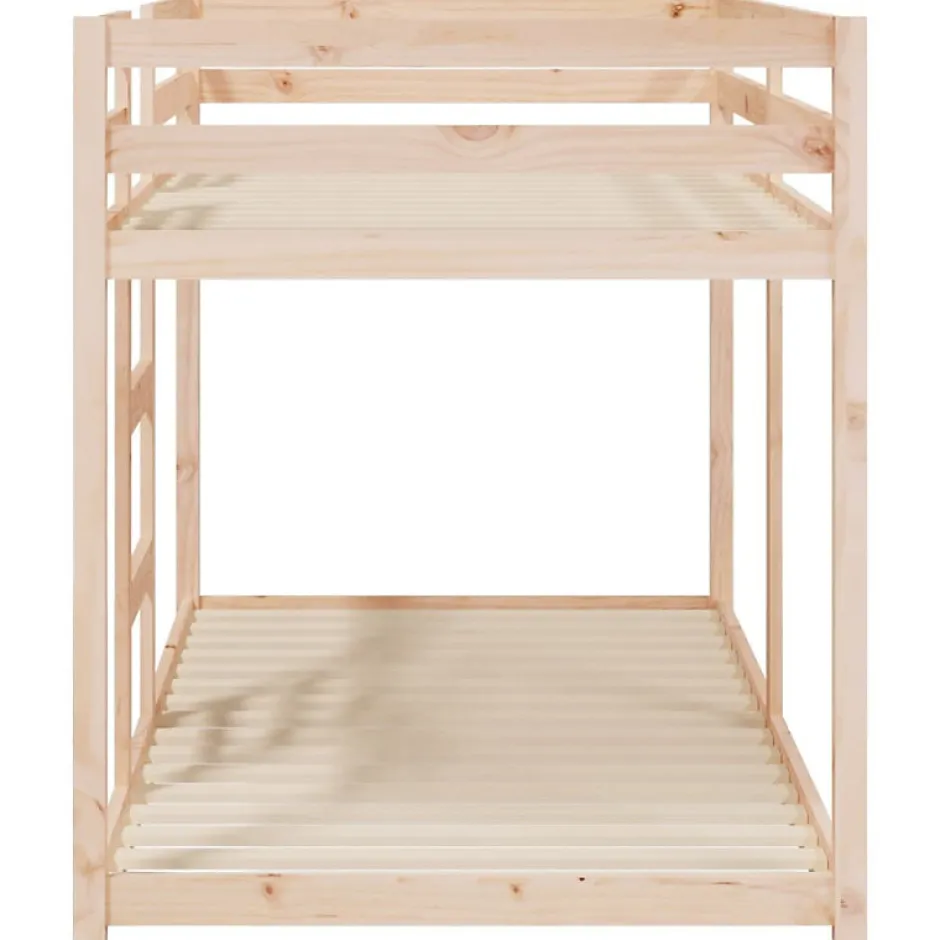 Enfant Vidaxl Lit superposé sans matelas 90x190 cm bois de pin massif