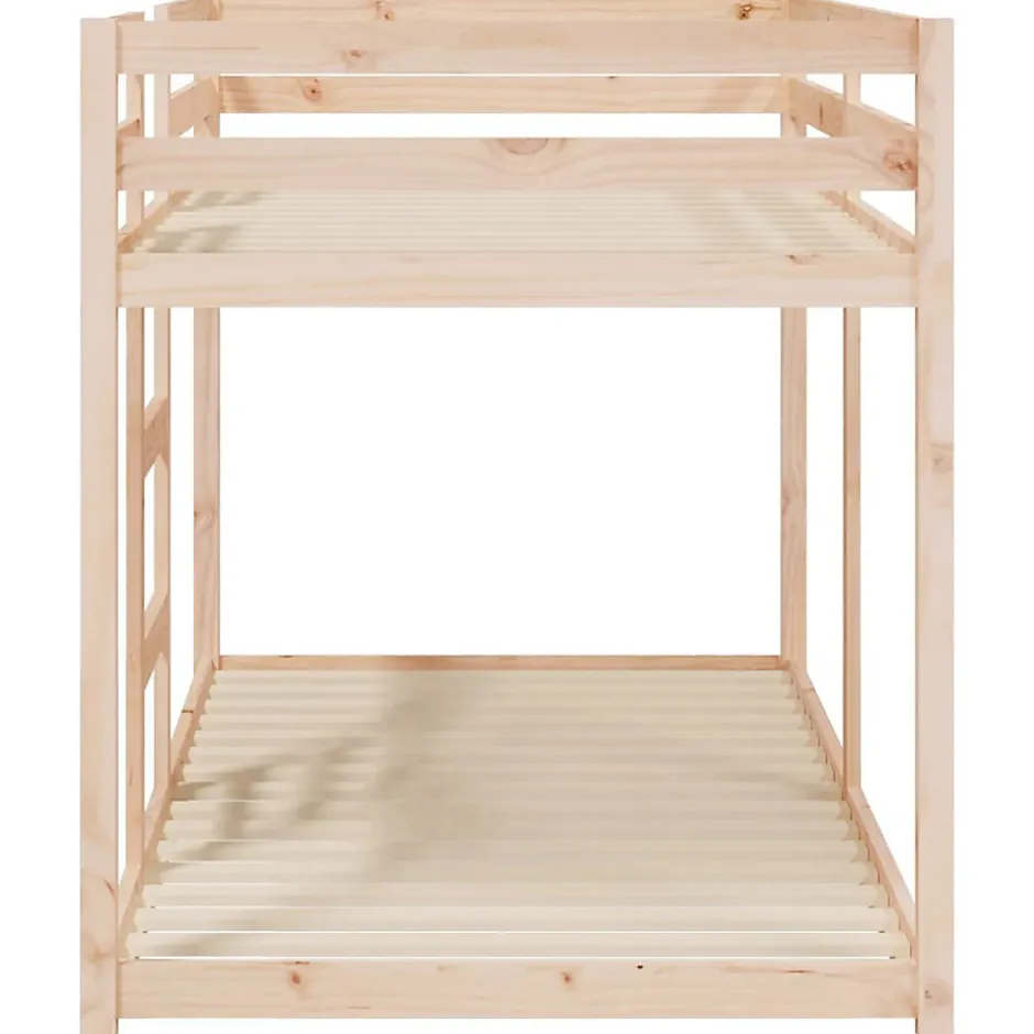 Enfant Vidaxl Lit superposé sans matelas 90x190 cm bois de pin massif