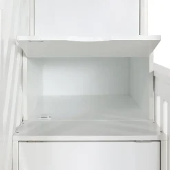 Enfant Fortuna lai Lit superposé 90x200 cm, avec fenêtre, toboggan, étagères, 4 rangements, cadre bois
