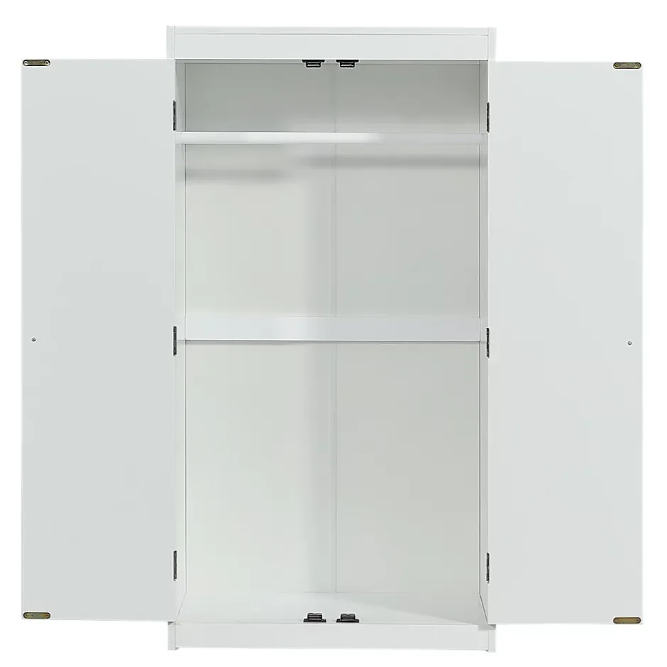 Fortuna lai Lit superposé 90x200 cm avec table, armoire, sécurité, échelle 4 marches, cadre bois Clearance
