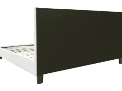 Habitat Et Jardin Lit tissu bouclette avec LED "Maria" 160 x 200 cm Crème New