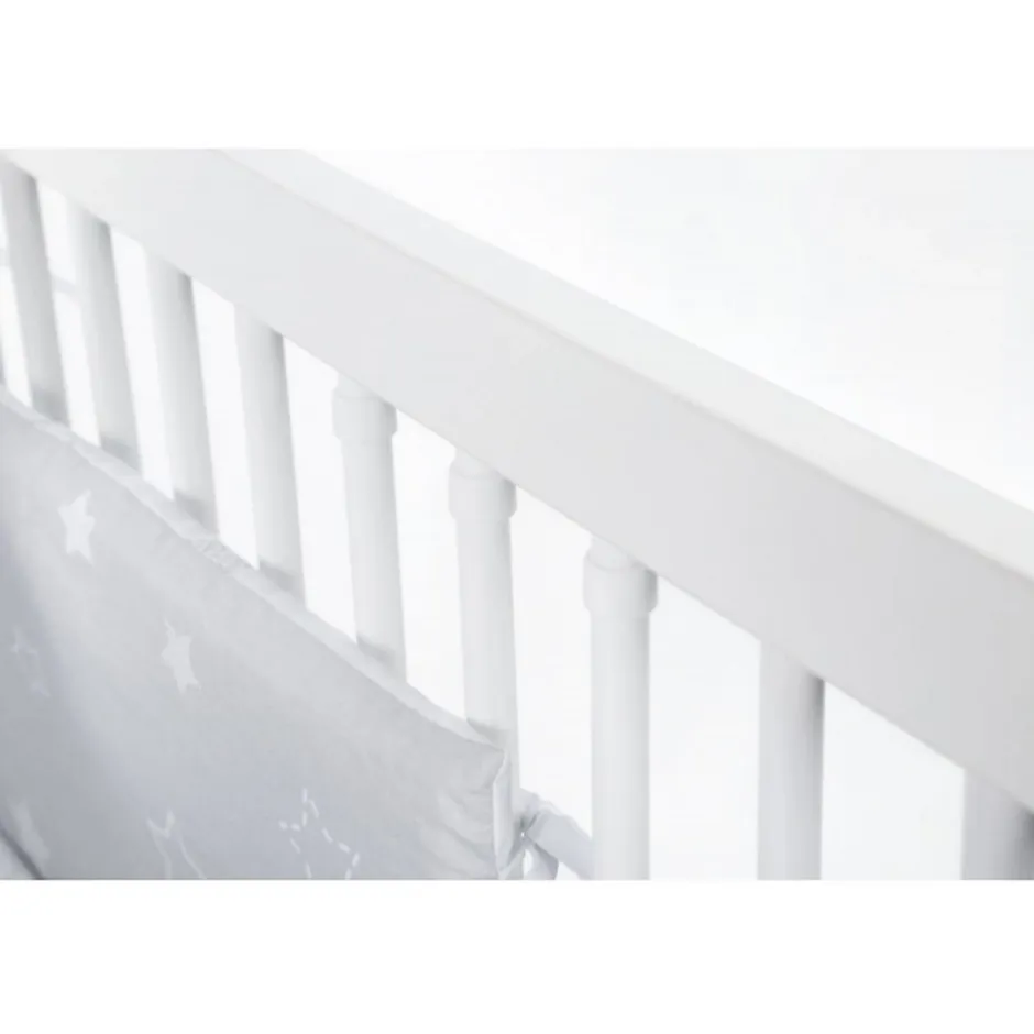 Monmobilierdesign Lit évolutif Bébé Convertible En Lit Enfant Blanc 140x70 Hot
