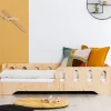 Enfant Petits-Meubles Lit 90x190 entree gauche sommier inclus Estelle Bois