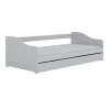 Petits-Meubles Lit 90x200 sommier et tiroir inclus Kocot Kids Allison Blanc Sale