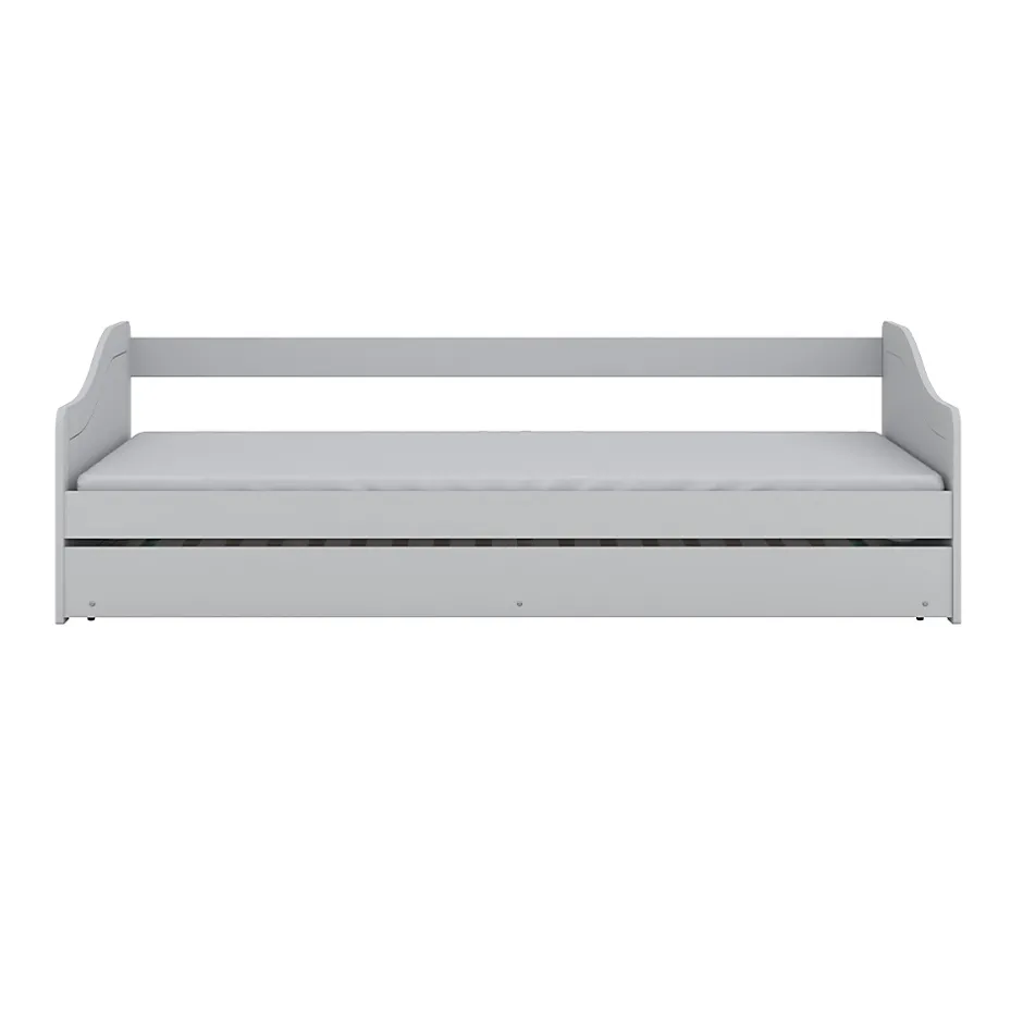 Petits-Meubles Lit 90x200 sommier et tiroir inclus Kocot Kids Allison Blanc Sale