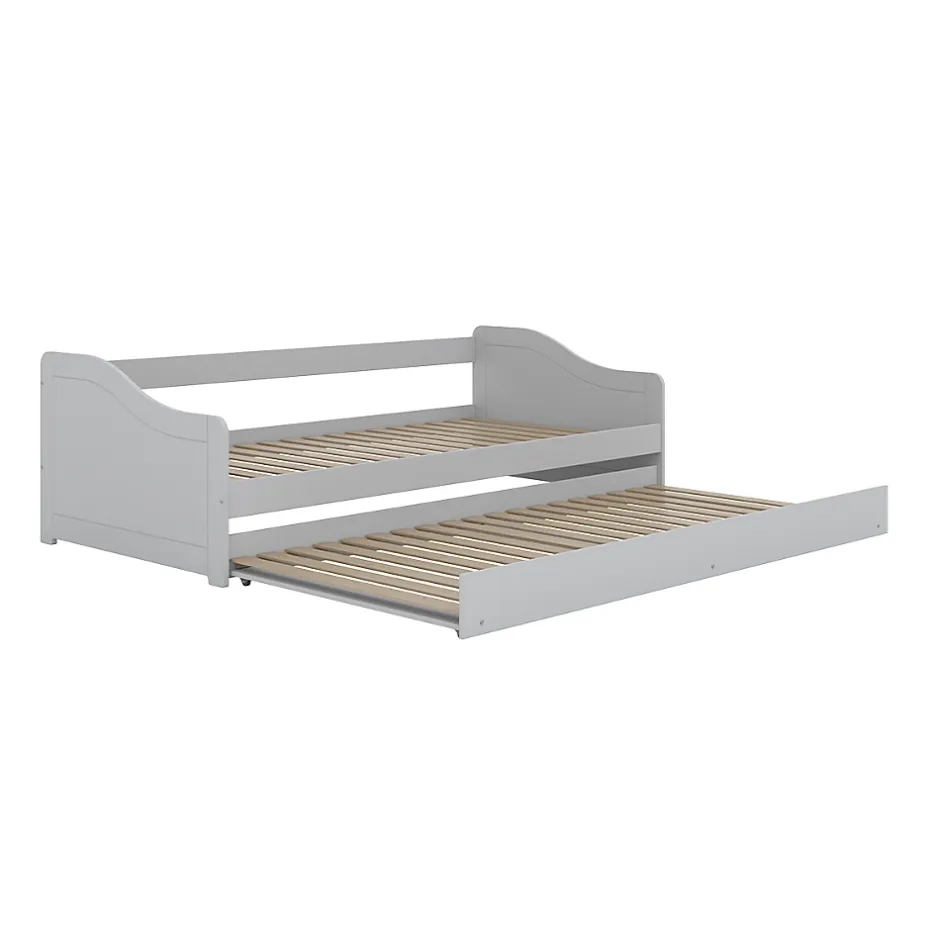 Petits-Meubles Lit 90x200 sommier et tiroir inclus Kocot Kids Allison Blanc Sale