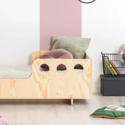 Enfant Petits-Meubles Lit 90x200 sommier inclus Anaïs Bois