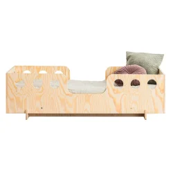 Petits-Meubles Lit 90x190 sommier inclus Anaïs Bois Hot
