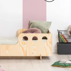 Petits-Meubles Lit 90x190 sommier inclus Anaïs Bois Hot