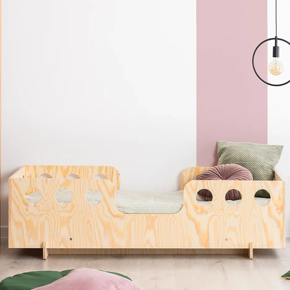 Petits-Meubles Lit 90x190 sommier inclus Anaïs Bois Hot