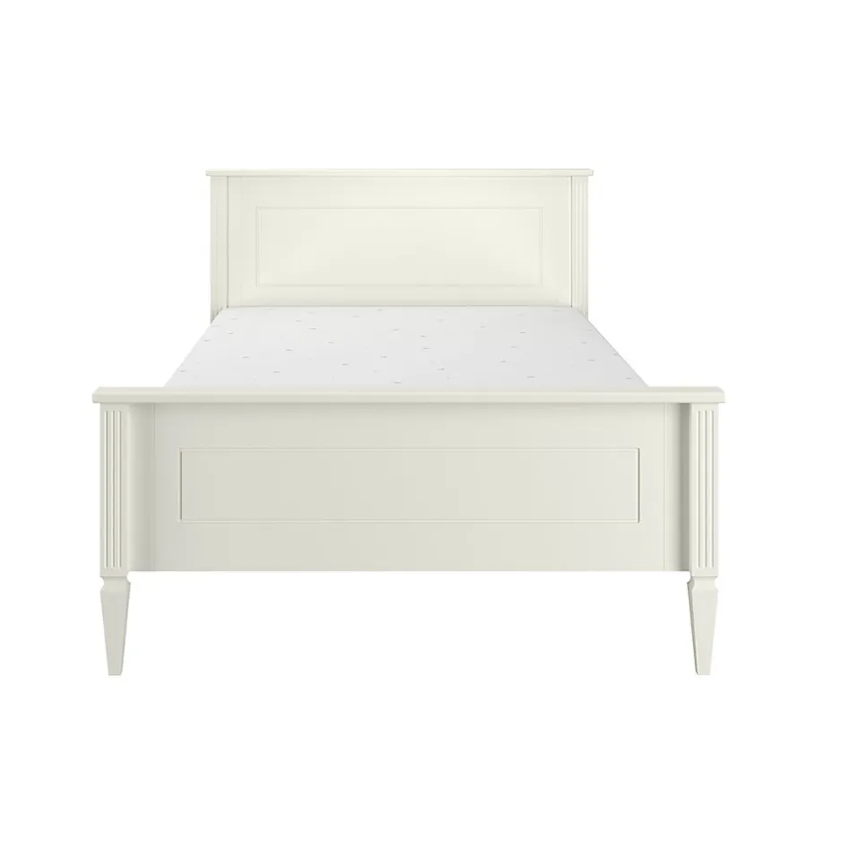 Enfant Petits-Meubles Lit 120x200 sommier inclus Bellamy Ines Blanc