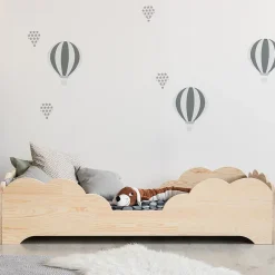 Petits-Meubles Lit 90x190 sommier inclus Josy Bois New
