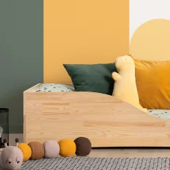 Petits-Meubles Lit 90x200 sommier inclus Ludmilla Bois Sale