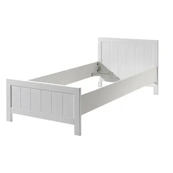 Enfant Petits-Meubles Lit 90x200 Sommier inclus Vipack Erik - Blanc