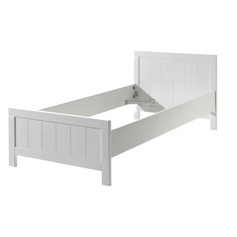 Enfant Petits-Meubles Lit 90x200 Sommier inclus Vipack Erik - Blanc