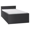 Petits-Meubles Lit 90x200cm avec lit gigogne Vox Young User Noir