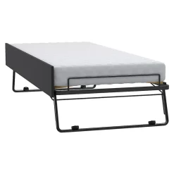 Petits-Meubles Lit 90x200cm avec lit gigogne Vox Young User Noir