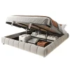 Blackcolors Lit 180x200cm, LED, rangement hydraulique, cadre flottant, beige Outlet