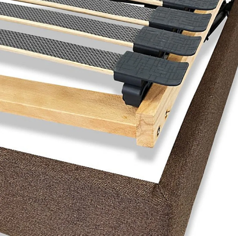 Essenzia Zen Literie électrique Ensemble DETENTE marron - Classic ressorts 2x80x200 Ressorts Best