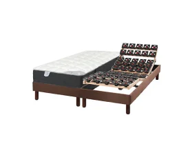 Essenzia Zen Literie électrique Ensemble VITALITE - Classic ressorts 2x90x200 Ressorts