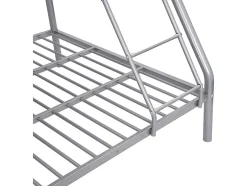Enfant Vente-unique Lits superposés ELEVATIO IV - 90 et 140 x 190 cm - Acier - Argent